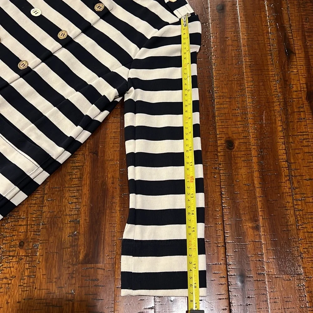 J. CREW Maritime Blazer Navy Stripe XS